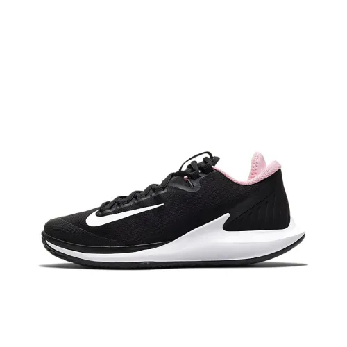 Nike Air Zoom Zero Shock Absorbers Slip-resistant Low Top Tennis Shoes Women's Black Pink Найк Эйр Зум Зеро Шок Абсорберз Антислип Низкий Топ Теннис Кроссовки Женские Черный Розовый