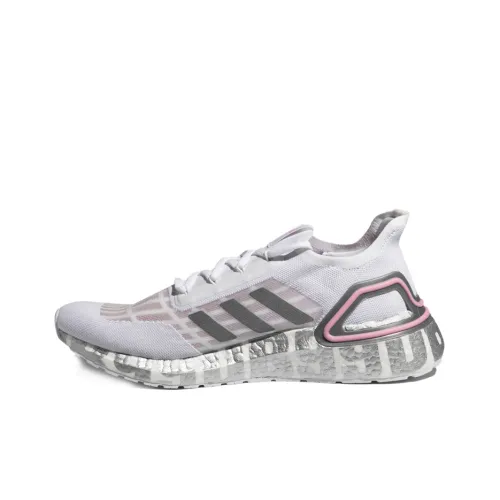 Adidas ULT Амортизаторы Slip-resistant Низкий Топ Повседневные Беговые кроссовки Унисекс Белый Серебряный