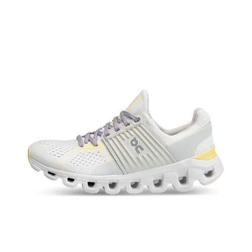 On Cloudswift Амортизаторы Slip-resistant Низкий Топ Тренировочные Беговые кроссовки Женские Экрю