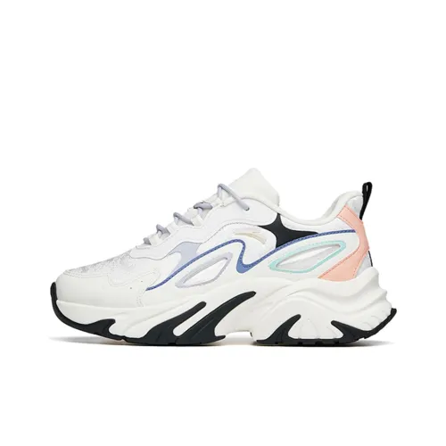 ANTA RUNNING Collection Bunny 4,0 Амортизация Низкий Топ Беговые кроссовки Женские Белые