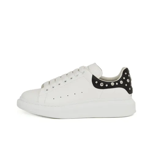 Alexander McQueen Oversized Sneaker Low Топ Стильные Скейтбординги Мужской Белый
