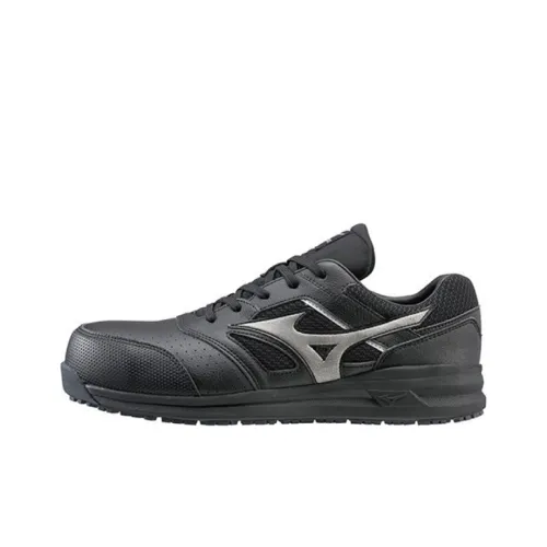 Mizuno LS II Slip-resistant Abrasion-resistant Breathable Low-Top Running Shoes Unisex Black Мицубо LS II Slip-resistant Abrasion-resistant Дышащие Низкие Кроссовки для Бега Унисекс Черные