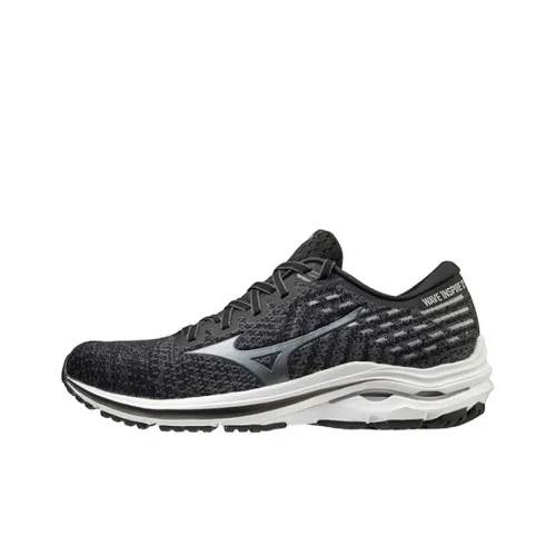 Mizuno Wave Inspire 17 противоскользящие устойчивые к истиранию дышащие низкие унисекс беговые кроссовки