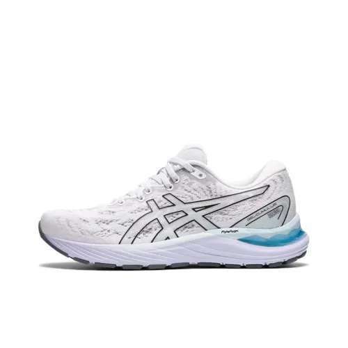Asics Гель CUMULUS 23 Low Топ Беговые кроссовки Женские Белые