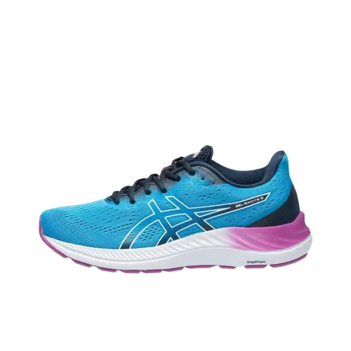 Asics Гель Excite Low Топ Беговые кроссовки Женские Синий Розовый