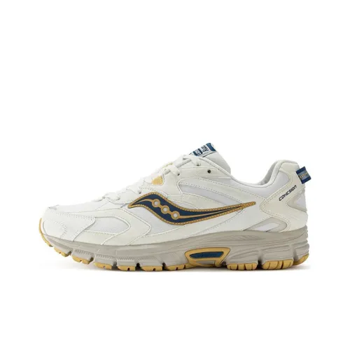 Saucony Cohesion 9 Амортизаторы Шок Легкий Устойчивый к Износу Низкий Топ Беговые кроссовки Унисекс Экрю