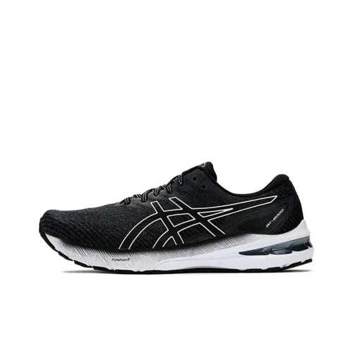 Asics GT 2000 10 Устойчивый к истиранию Низкий Топ Беговые кроссовки Мужской Черный Белый