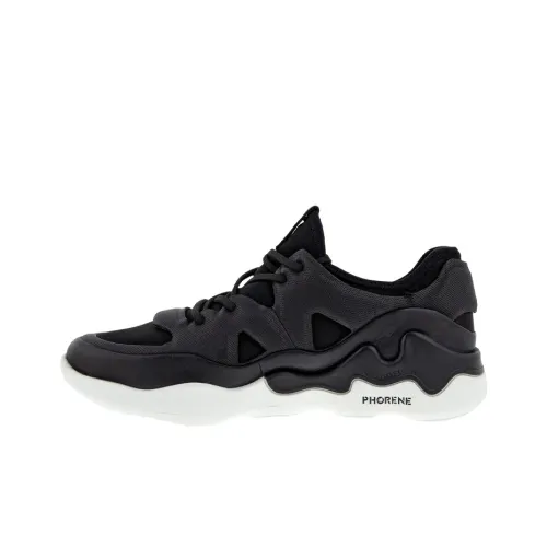 Ecco Shock Absorbers Slip-resistant Abrasion-resistant Lightweight Low Top Casual Women's Black Ecco Shock Absorbers Противоскользящий Устойчивый к истиранию Легкий Низкий Топ Повседневный Женский Черный