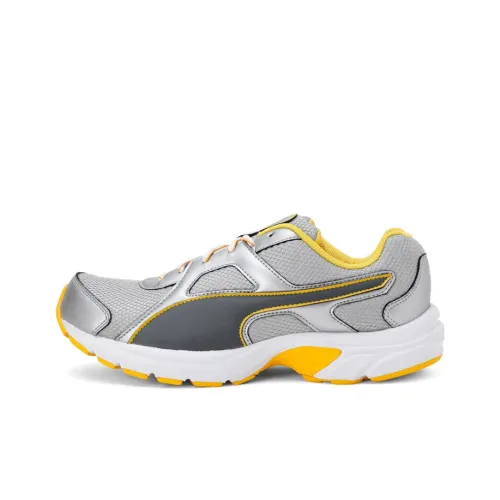 PUMA Aiko Hercules IDP Slip-resistant Abrasion-resistant Low Top Беговые кроссовки Мужские Серый Желтый