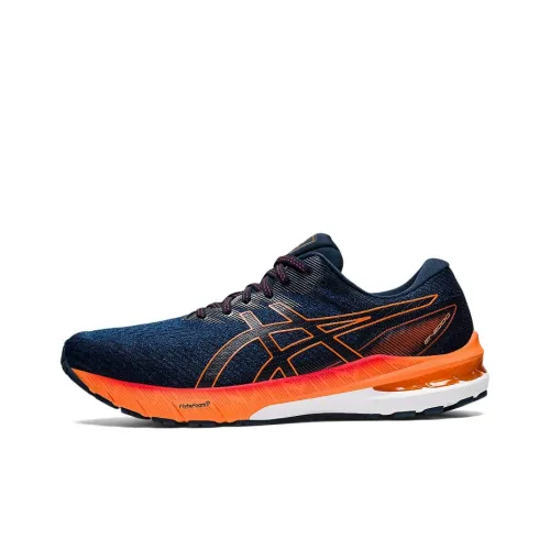 Asics GT 2000 10 Low Топ Беговые кроссовки Мужской Темно-синий Апельсин