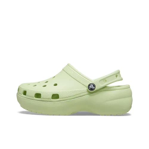 Crocs Classic Platform Clog Сабо Женские Mist Gray Green