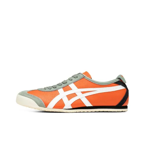 Onitsuka Tiger MEXICO 66 Легкий и Износостойкий Низкий Топ Беговые Кроссовки Унисекс Оранжевый
