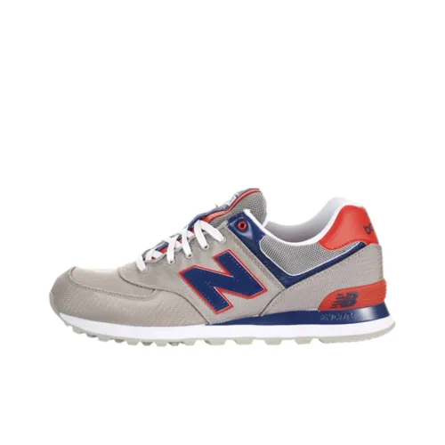 New Balance NB 574 Устойчивые к истиранию низкие беговые кроссовки для мужчин серые