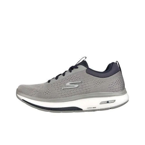Skechers Go Walk Workout Walker Низкий Топ Повседневные Беговые Кроссовки Мужские Серые