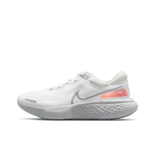 Nike Flyknit Ma Low Топ Повседневные Беговые Кроссовки Мужские Белые Серебряные Оранжевые