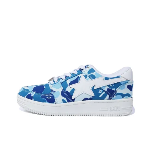 A BATHING APE ABC Camo BAPE STA Низкий Топ Стильный Скейтбординг Мужской Синий