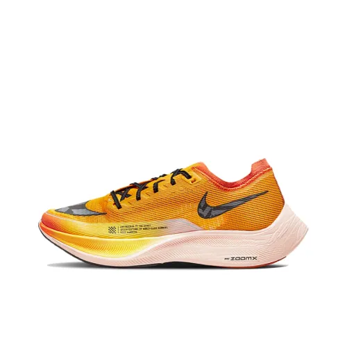 nike ZoomX Vaporfly Next% 2 Low Топ Марафон Длинный Бег Гонки Беговые Кроссовки Унисекс Желтый