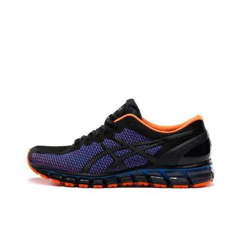 Asics Gel Quantum 360 Аbrasion Resistant Низкий Топ Беговые кроссовки Мужские Черный Оранжевый Многоцветный