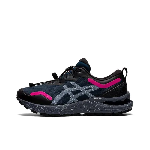 Asics Gel CUMULUS 23 Low Топ Беговые кроссовки Женские Темно-синий Серый