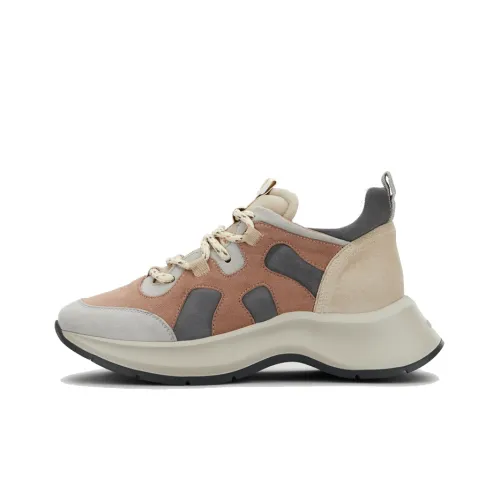 HOGAN H585 Low Топ Повседневная обувь Женская Бежевая