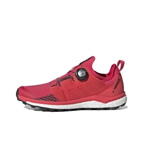 adidas Terrex Agravic Low Топ Тренировки Бег Женские Красный
