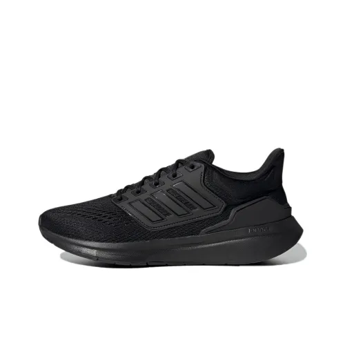 Adidas EQ21 Run Slip-resistant Abrasion-resistant Low-top Беговые кроссовки Мужские Черные