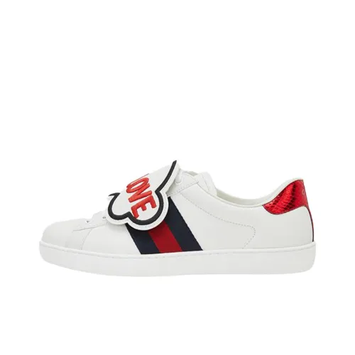 GUCCI Ace Blind for Love Стильные Скейтбординги Мужской Белый