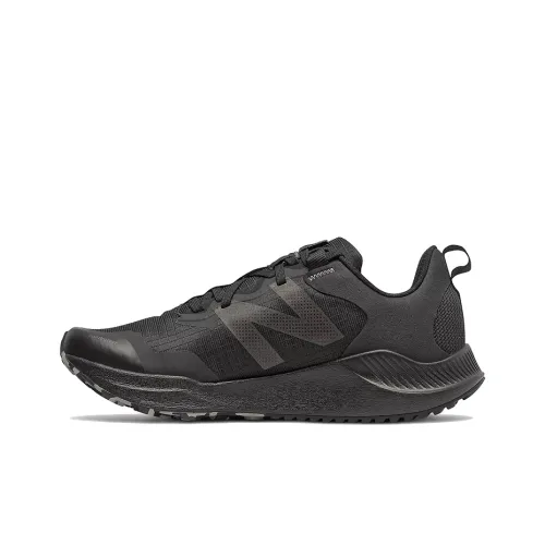 New Balance NB NITREL Низкий Топ Марафон Беговые Кроссовки Мужские Черный Серый