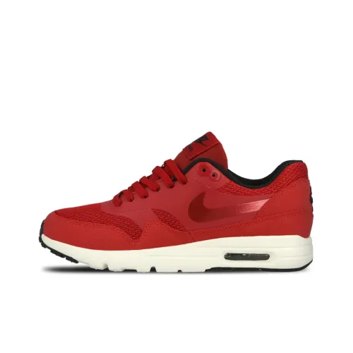 Nike Air Max 1 Low Топ Беговые кроссовки Женские Красный