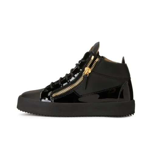 Giuseppe Zanotti GZ Kriss MID Топ Кроссовки для скейтбординга Женские Черный
