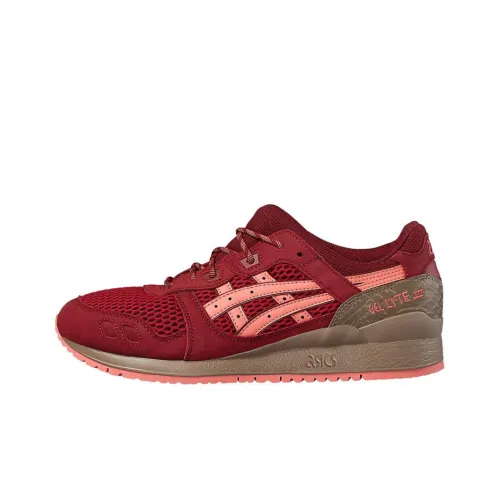 Asics Gel Lyte 3 Low Топ Беговые кроссовки Унисекс Коричнево-красный