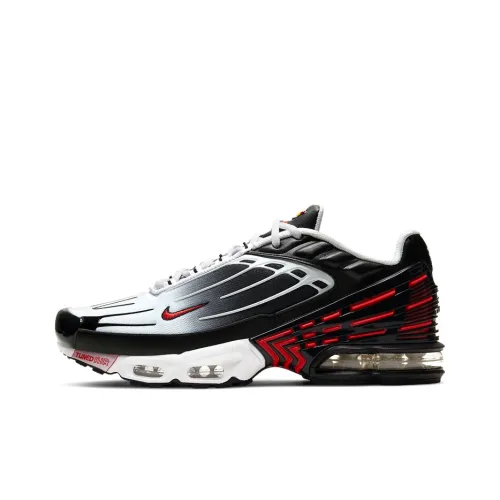 Nike Air Max Plus Low Top Air Cushion Тренировочные Беговые Кроссовки Мужские Черные Красные