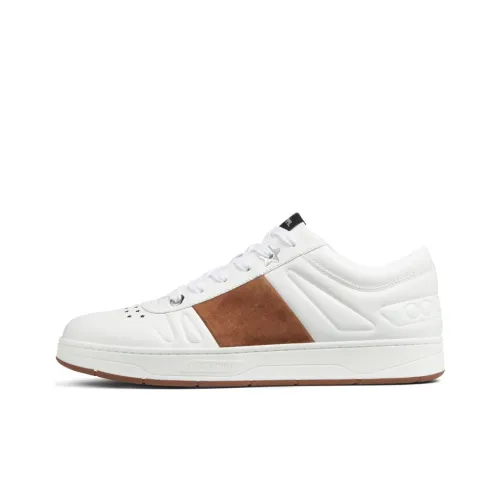 Jimmy Choo Гавайи Низкий Топ Повседневная Скейтборд Обувь Мужская Коньяк