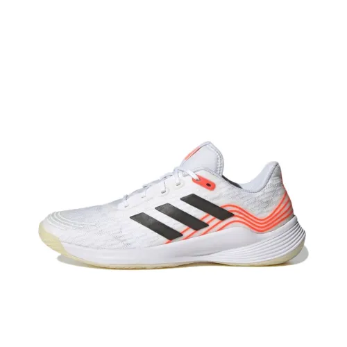 Adidas Novaflight Токио Волейбол Противоскользящие Низкие Кроссовки для тенниса Мужские Белый Черный Красный