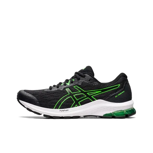 Asics Gel Phoenix 11 Low Топ Беговые кроссовки Мужские Черные Зеленые