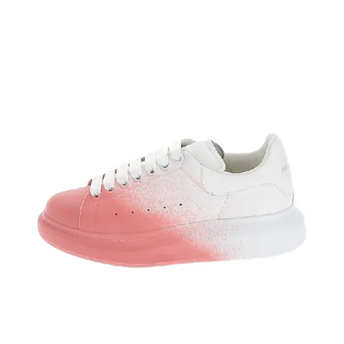 Alexander McQueen Oversized Sneaker Low Топ Стильные Скейтбординги Женские Конфетно-розовый