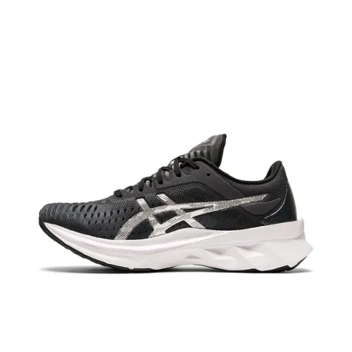 Asics Novablast 1 Low Топ Беговые кроссовки Женские Черный белый