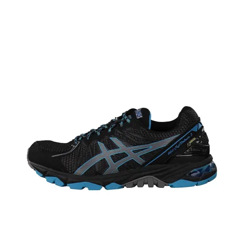 Asics Gel FujiTrabuco 7 Low Топ Беговые кроссовки Женские Черный Синий