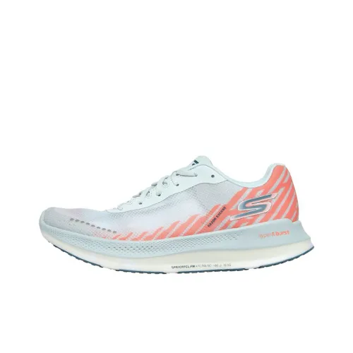 Skechers GO RUN Razor EXCESS Легкие и Дышащие Низкие Кроссовки для Бега Женские Светло-Синие