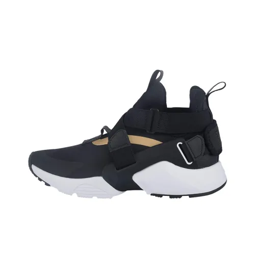 Nike Air Huarache Амортизация Противоскользящий Устойчивый к истиранию Легкий MID Топ Беговые кроссовки Женские
