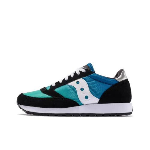 Saucony Shock Absorbers Slip-resistant Abrasion-resistant Low Top Casual Running Shoes Men's Black Blue Green Сaucony Shock Absorbers Противоскользящие Устойчивые к истиранию Низкий Топ Повседневные Беговые Кроссовки Мужские Черный Синий Зеленый