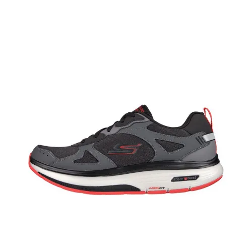 Skechers Go Walk Workout Walker Низкий Топ Повседневная Обувь Черный Красный