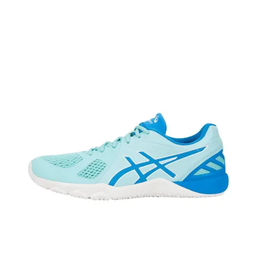 ASICS Conviction X 1 Устойчивые к истиранию низкие беговые кроссовки для женщин синие