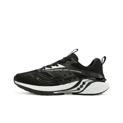 Saucony Coyote Hybrid Low Топ Беговые кроссовки Мужской Черный белый