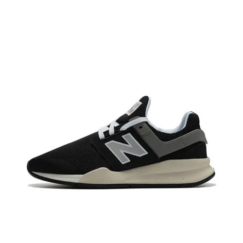 New Balance NB 247 Low Топ Марафон Беговые кроссовки Унисекс Черный Бежевый