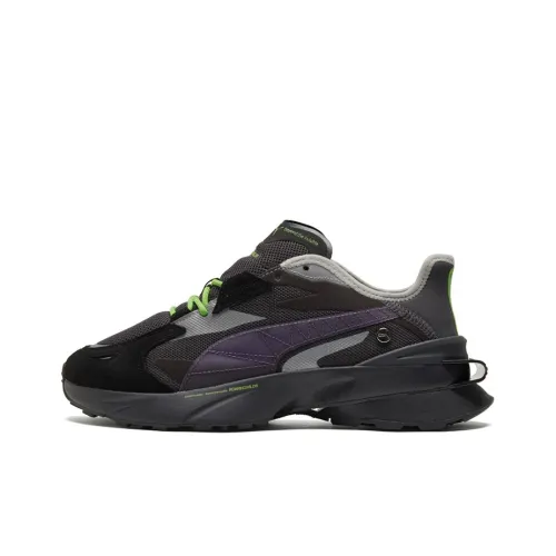 ROARINGWILD x PUMA X Roaringwild Pwrframe Op 1 Low Топ Кэжуал Унисекс Асфальтовый