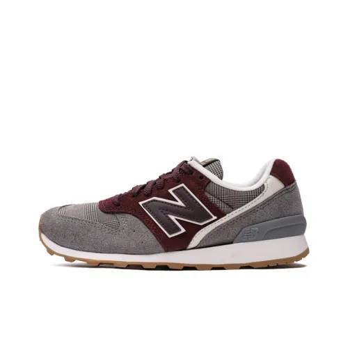 New Balance NB 996 Low Топ Марафон Беговые кроссовки Женские Серый Красный