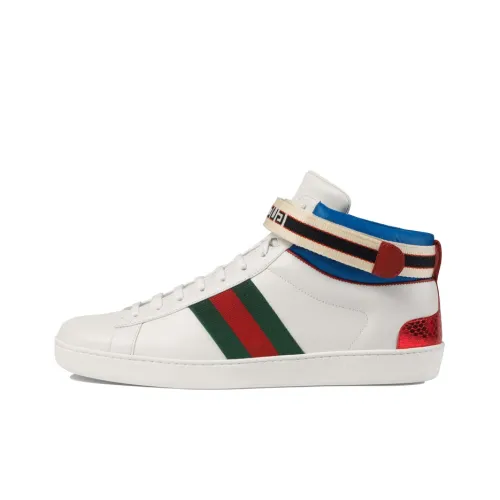 GUCCI Ace Стильные Скейтбординги Мужской Белый