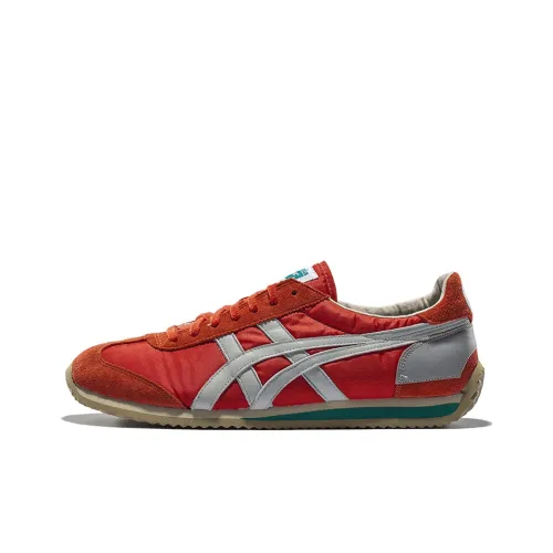 Onitsuka Tiger California 78 Легкий Низкий Топ Повседневная Обувь Унисекс Красный