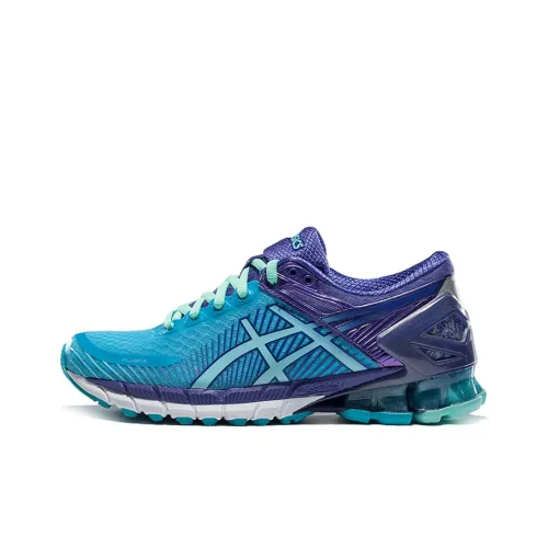 Asics Gel Kinsei 6 Low Топ Беговые кроссовки Женские Синий Фиолетовый